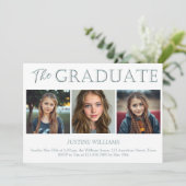 De Afstuderen in Pastel Green Kaart (Staand voorkant)