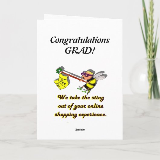 De Afstuderen Kaart (Achterkant)