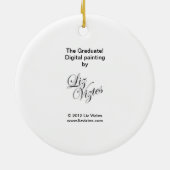 De Afstuderen! Keramische ornament (Achterkant)