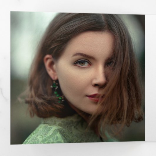 De Afstuderen multi-foto tri-fold aankondiging (Binnenzijde eerst)