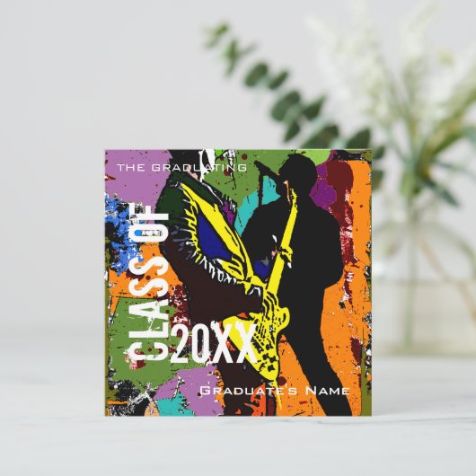 De Afstuderen van Contempo Kaart (Staand voorkant)