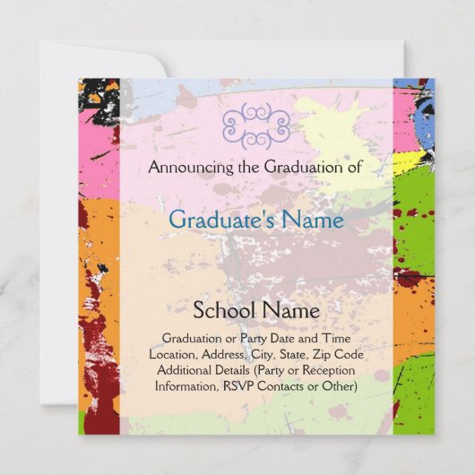 De Afstuderen van Contempo Kaart (Achterkant)