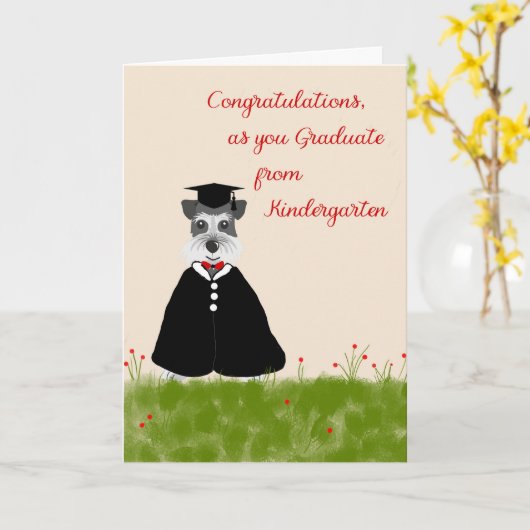 De Afstuderen van de Kaart van gelukwensen van (Gele Bloem)