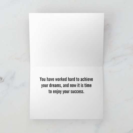 De Afstuderen van de middelbare school Kaart (Binnen)