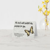 De Afstuderen van de vlinder het kaart-Doel van Kaart (Gele Bloem)