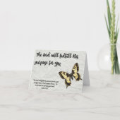 De Afstuderen van de vlinder het kaart-Doel van Kaart (Voorkant)