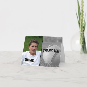 De Afstuderen van het honkbal danken u kaarden Bedankkaart