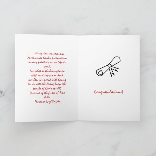 De Afstuderen van verpleegsters Kaart (Binnen)