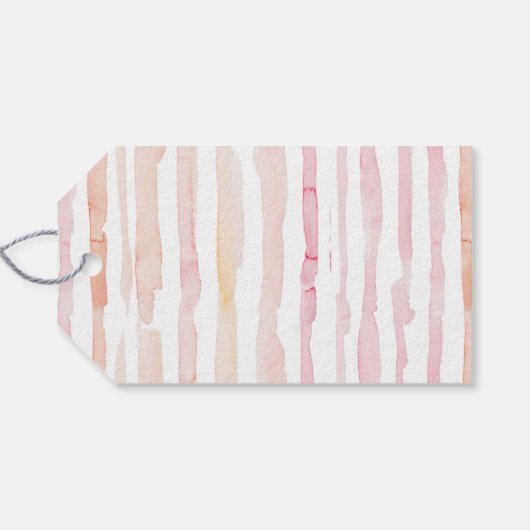 DE AFSTUDEREN ZWARE WATERVERF CADEAULABEL (Achterkant Horizontaal)