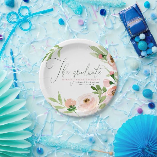 DE AFSTUDEREN ZWARE WATERVERF PAPIEREN BORDJE (Feest)