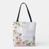 DE AFSTUDEREN ZWARE WATERVERF TOTE BAG (Achterkant)