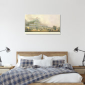 De aftakking van het Kristalpaleis van de Princ Canvas Afdruk (Insitu (Slaapkamer))