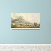 De aftakking van het Kristalpaleis van de Princ Canvas Afdruk (Insitu (Houten vloer))