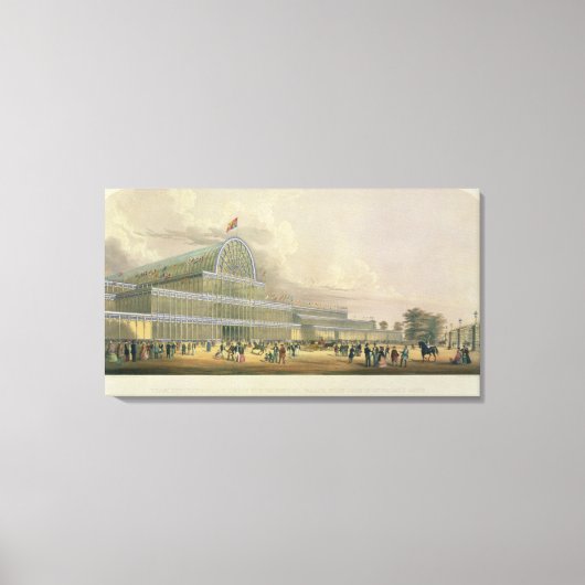 De aftakking van het Kristalpaleis van de Princ Canvas Afdruk (Voorkant)