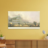 De aftakking van het Kristalpaleis van de Princ Canvas Afdruk (Insitu (Woonkamer))
