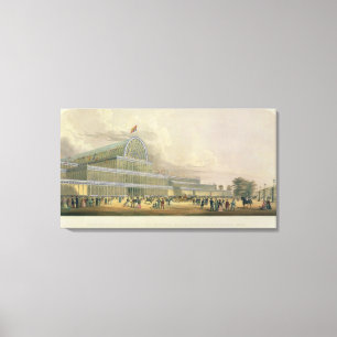 De aftakking van het Kristalpaleis van de Princ Canvas Afdruk