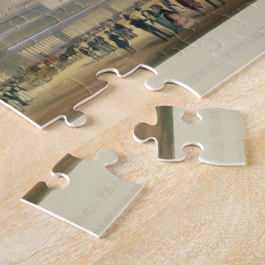 De aftakking van het Kristalpaleis van de Princ Legpuzzel (Zijkant)