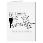 De afwezige echtgenoot stuurt een Briefkaart. (Voorkant)