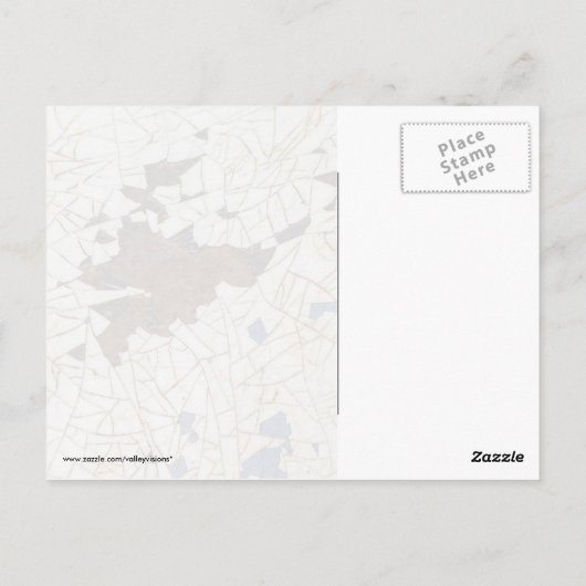 De Afzender kraze Briefkaart (Achterkant)