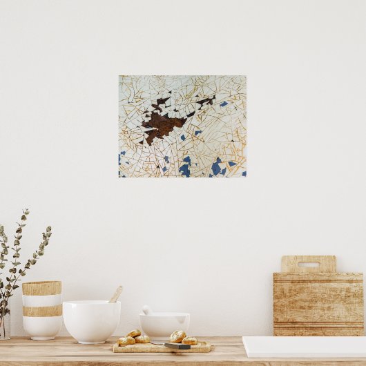 De Afzender kraze Poster (Keuken)