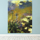 De Agapanthus Canvas Afdruk (Insitu (Houten vloer))