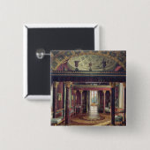 De Agate Room in het Catherine Palace Vierkante Button 5,1 Cm (Voorkant /achterkant)