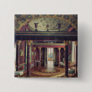 De Agate Room in het Catherine Palace Vierkante Button 5,1 Cm
