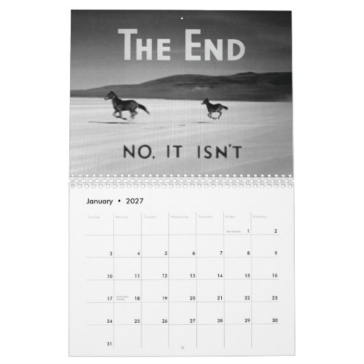 De agenda eind 2012 kalender (Jan 2027)