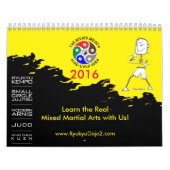 De agenda Ryukyu Dojo II 2016 Kalender (Hoes)