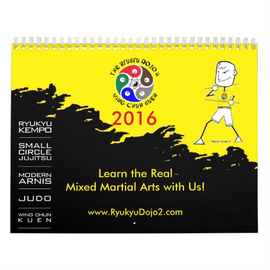 De agenda Ryukyu Dojo II 2016 Kalender (Hoes)