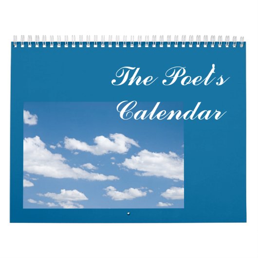 De agenda van de dichter kalender (Hoes)