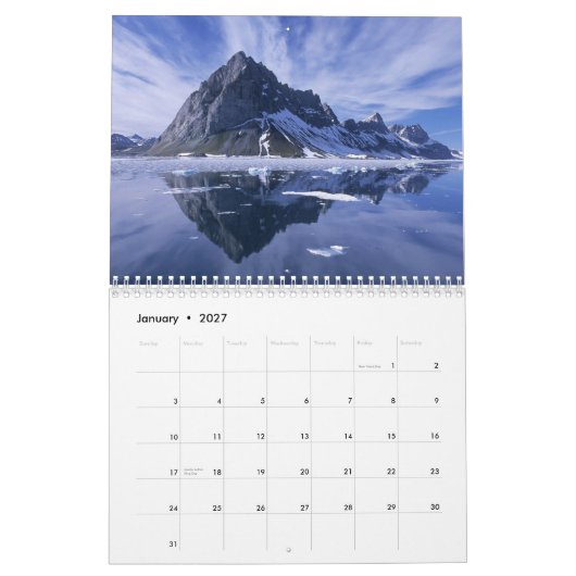 De agenda van de Natuur Kalender (Jan 2027)