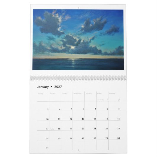 De agenda van de Tropische kunstenaar 2021 Kalender (Jan 2027)