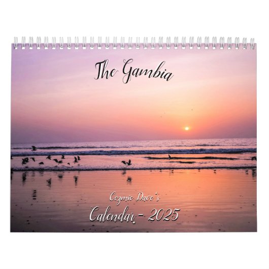 De agenda van Gambia Kalender (Hoes)