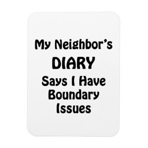 De agenda van mijn buur magneet