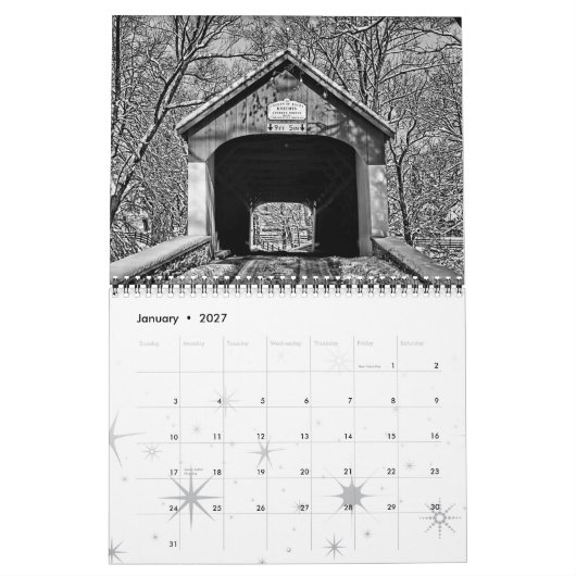 De agenda voor de goede oude dagen kalender (Jan 2027)