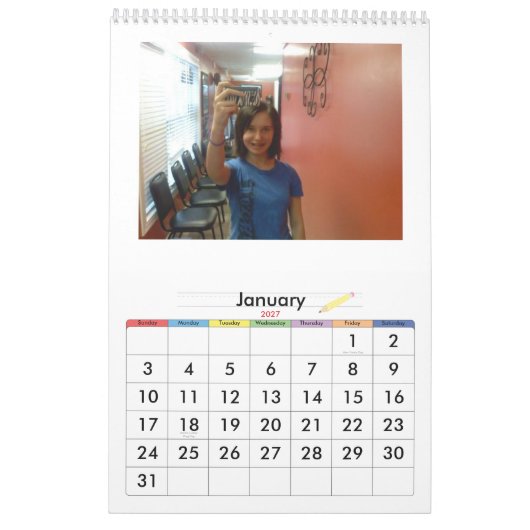 De agenda voor de Kinderen 2011 van de Gragg Kalender (Jan 2027)