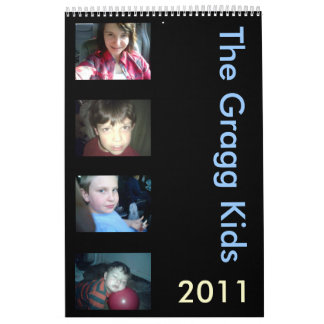 De agenda voor de Kinderen 2011 van de Gragg Kalender