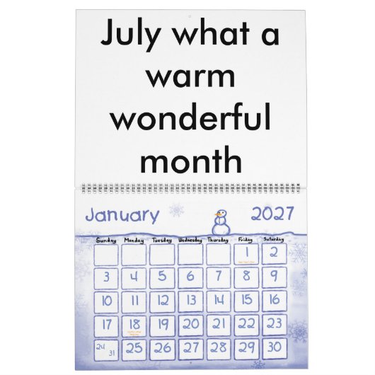 De agenda voor het gedicht kalender (Jan 2027)