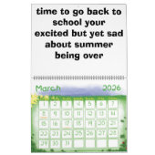 De agenda voor het gedicht kalender (Mar 2026)