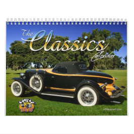 De agenda voor klassieke auto's kalender
