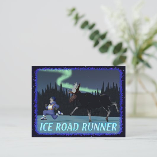 De Agent van de Weg van het ijs Briefkaart (Staand voorkant)