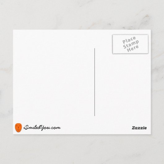 De agent zei dat je Drink... Een glimlach-Kaart st Briefkaart (Achterkant)