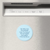 De agent zei dat je grappige Fridge Magnet Drink (Insitu (Vaatwasser))
