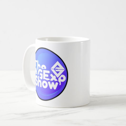 De AGExp Drink Mok voor Legends (Voorkant links)