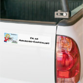 De Agitator Anarcho-Bumpersticker Bumpersticker (Op Truck)