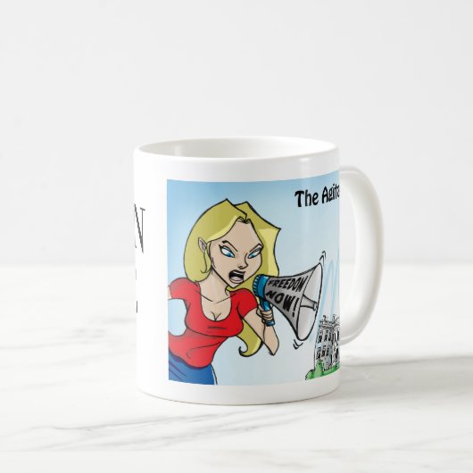 De Agitator Molon Labe-Mok Koffiemok (Voorkant rechts)