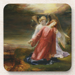 De Agony in de tuin, 1858 (olie op het paneel) Drankjes Onderzetter