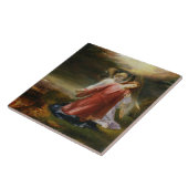 De Agony in de tuin, 1858 (olie op het paneel) Tegeltje (Zijkant)