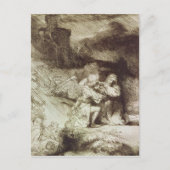 De Agony in de tuin Briefkaart (Voorkant)